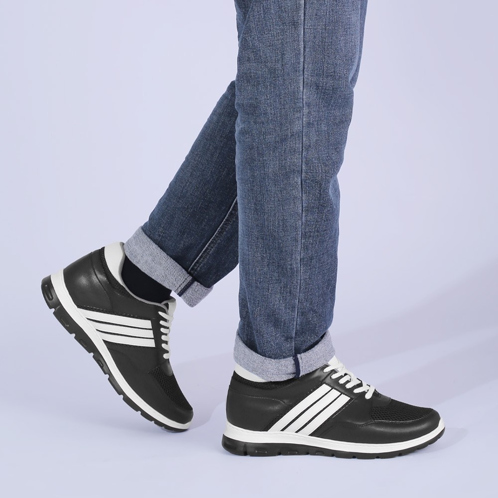 zapatillas con alzas hombre 8cm
